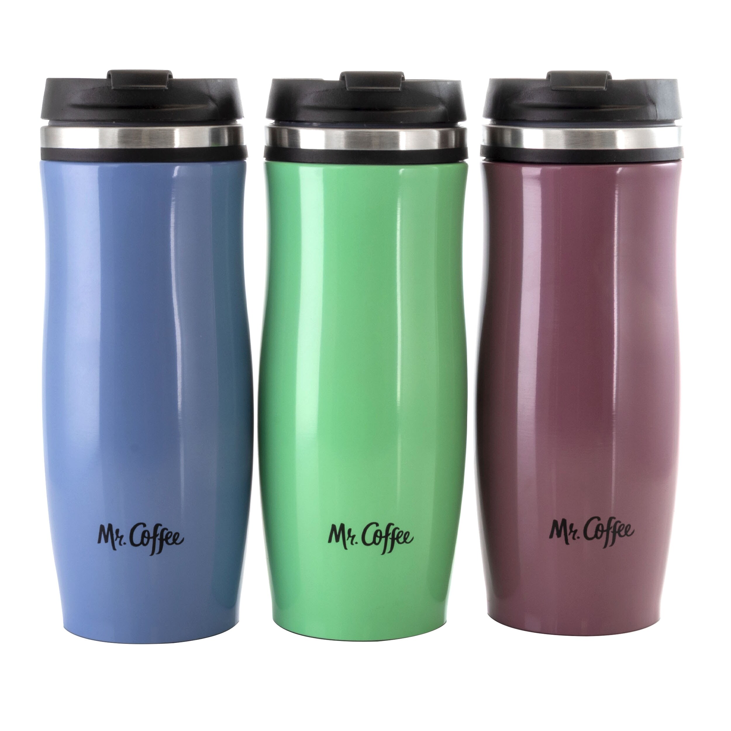 12.5 Ounce Stainless Steel Insulated Thermal Travel Mug Trio Set