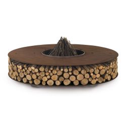 Brasero design AK47 Zero 120 Oxidised - Foyer de jardin， rangement