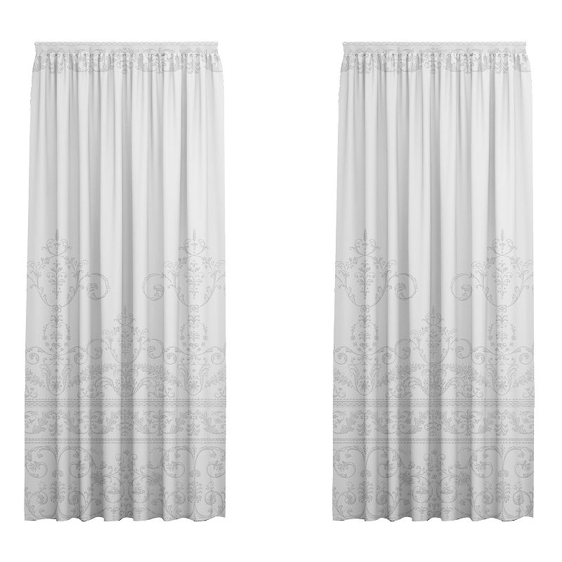 Levtex Home Belvedere Cream 2-pack Window Curtain Set