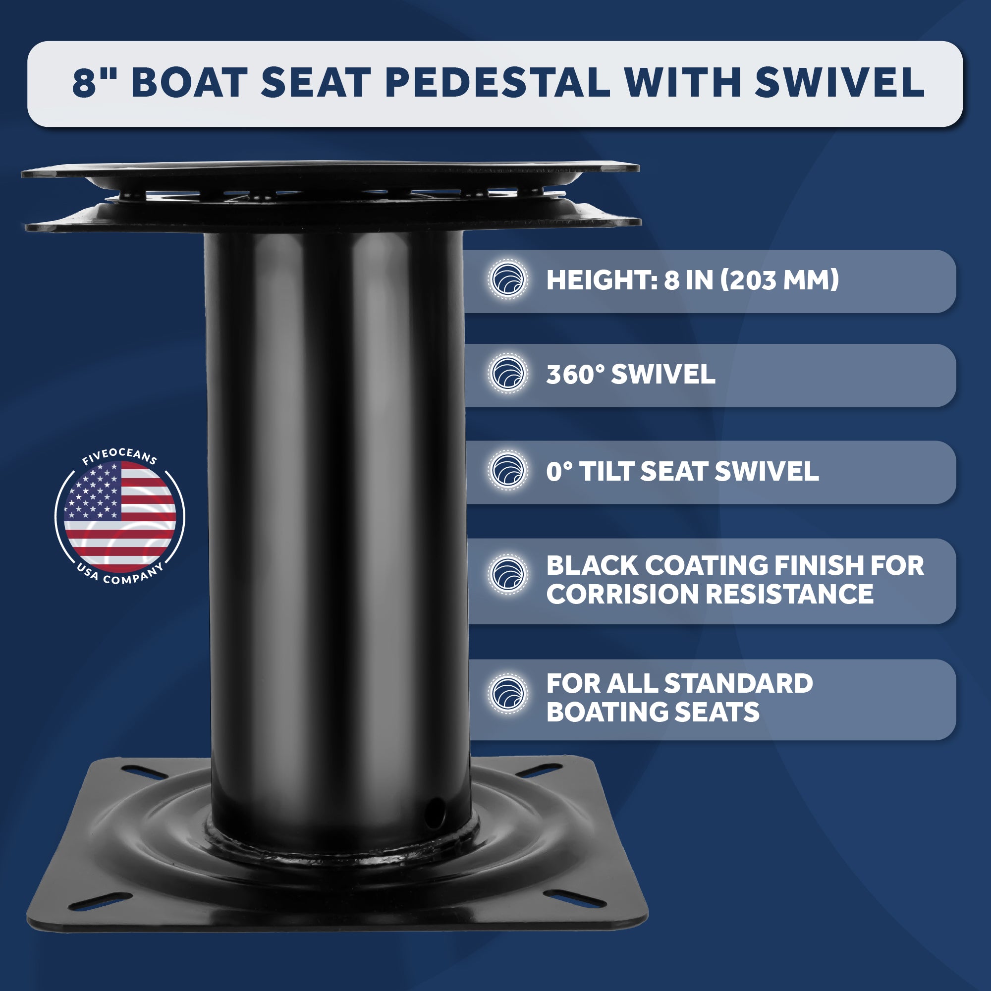 Five Oceans Boat Seat Pedestals， 8