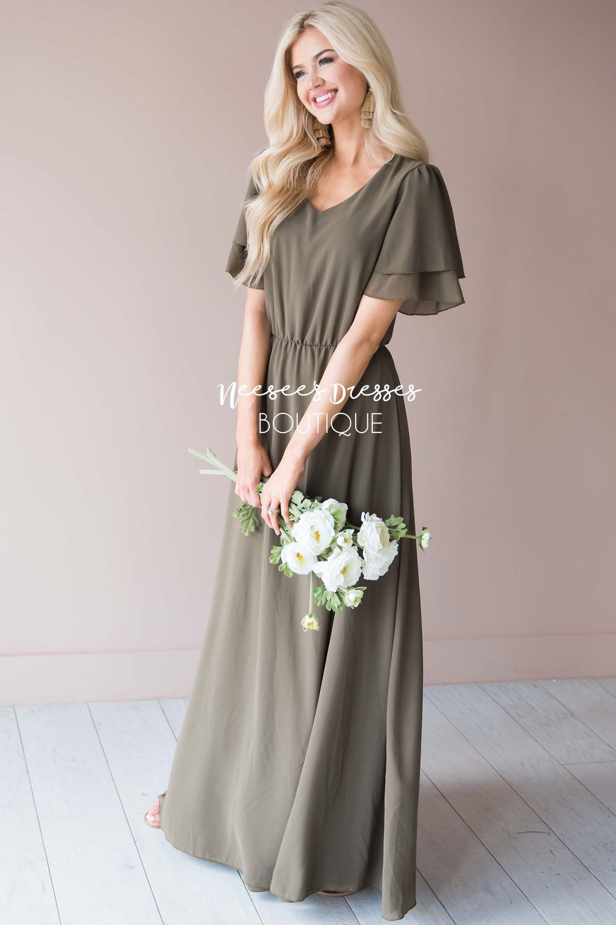 The Chloe Chiffon Maxi Dress