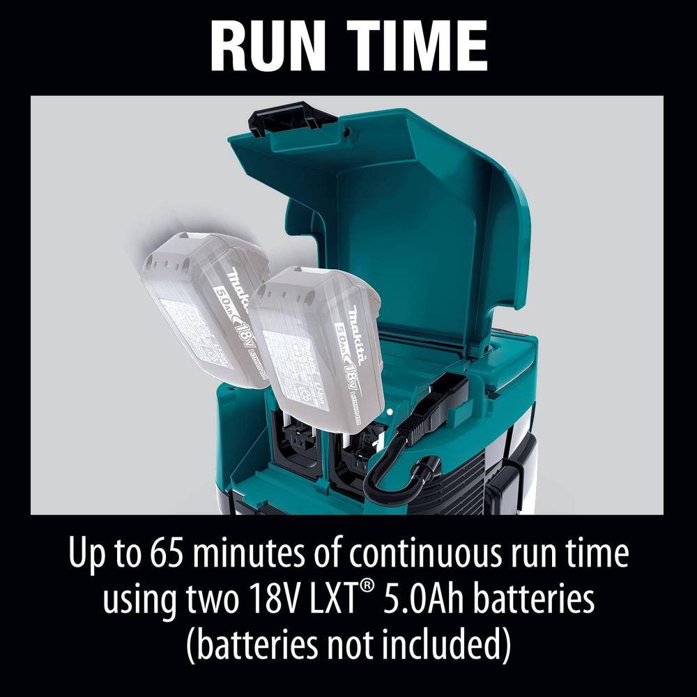 Makita 18V X2 LXT Lithium-Ion (36V) CordlessCorded 2.1 Gal. Dry Vacuum (Tool Only) XCV04Z