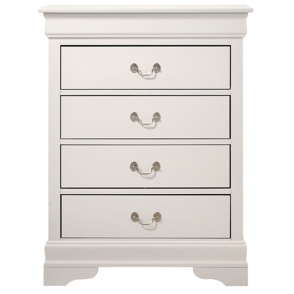 Louis Phillipe 4 Drawer Chest of Drawers (31 in L. X 16 in W. X 41 in H)