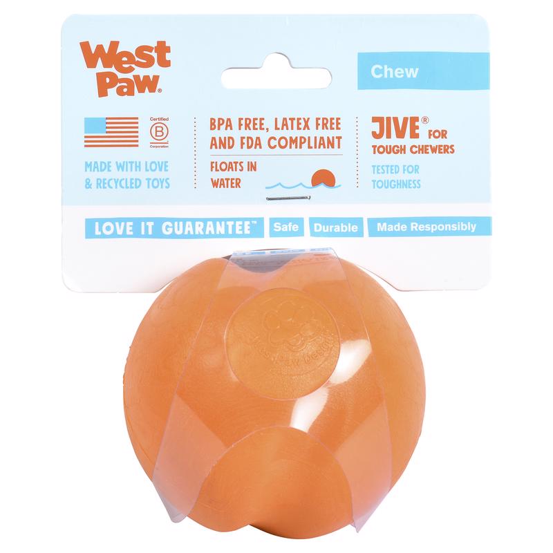 JIVE DOG BALL TANGERINE