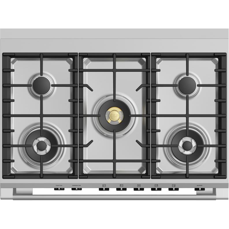 Fisher & Paykel 36-inch Freestanding Dual Fuel range with AeroTech? Technology OR36SCG6W1