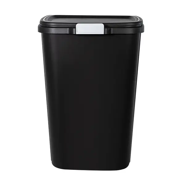 Hefty 13 Gallon Odor Control Touch Lid Trash Can