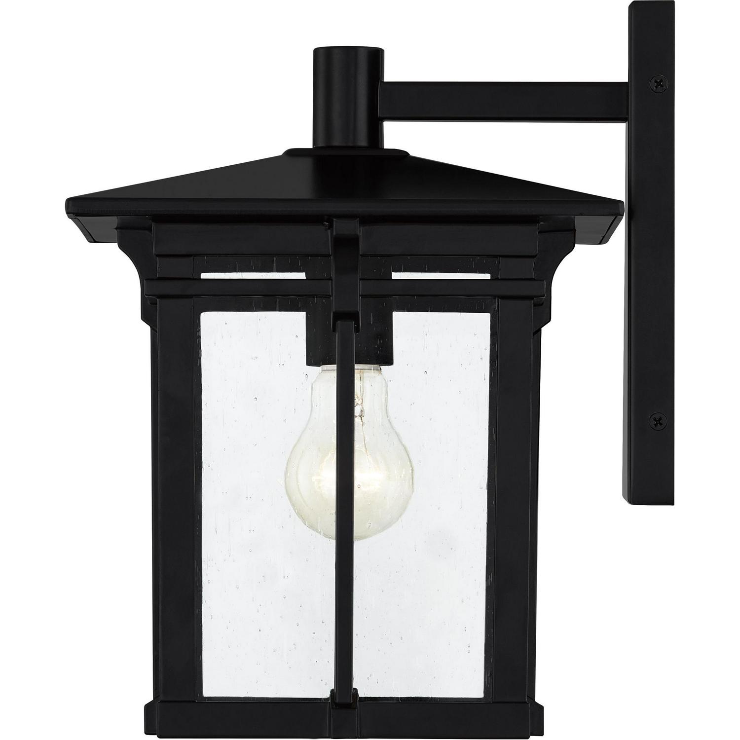 Ashley Harbour Finn 1Light Matte Black Outdoor Wall Lantern  Crowdfused