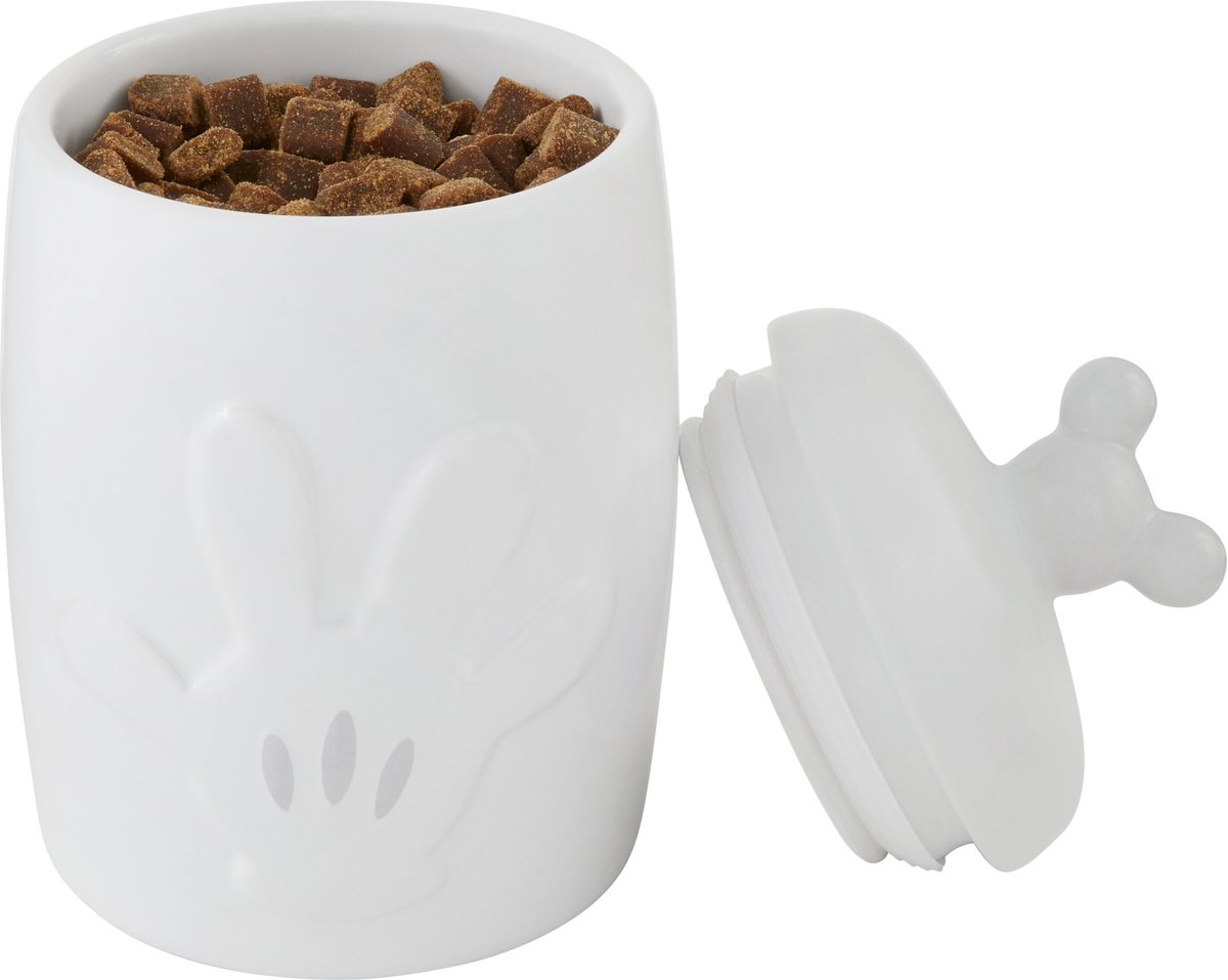 Disney Mickey Mouse Ceramic Dog and Cat Treat Jar