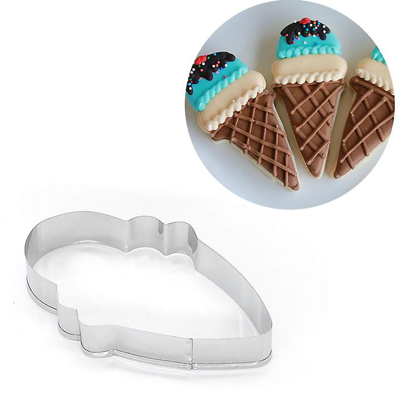 Stainless Steel Ice Cream Shape Cutting Mold - 1pc