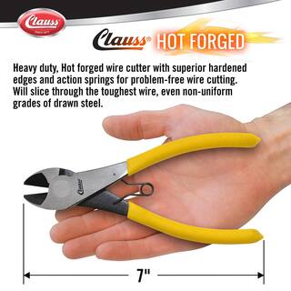 Clauss 7 in. Wire Cutters - Vinyl Grips 20013