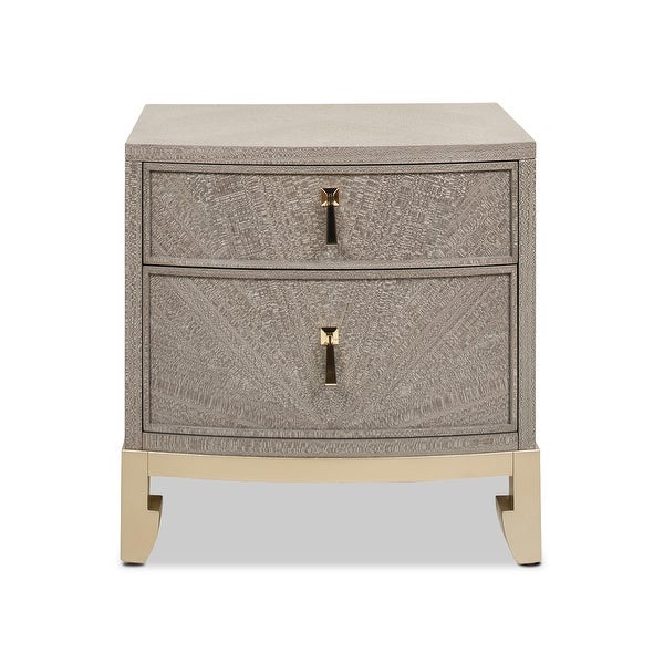 Jennifer Taylor Home Vegas 2-Drawer Storage End Table