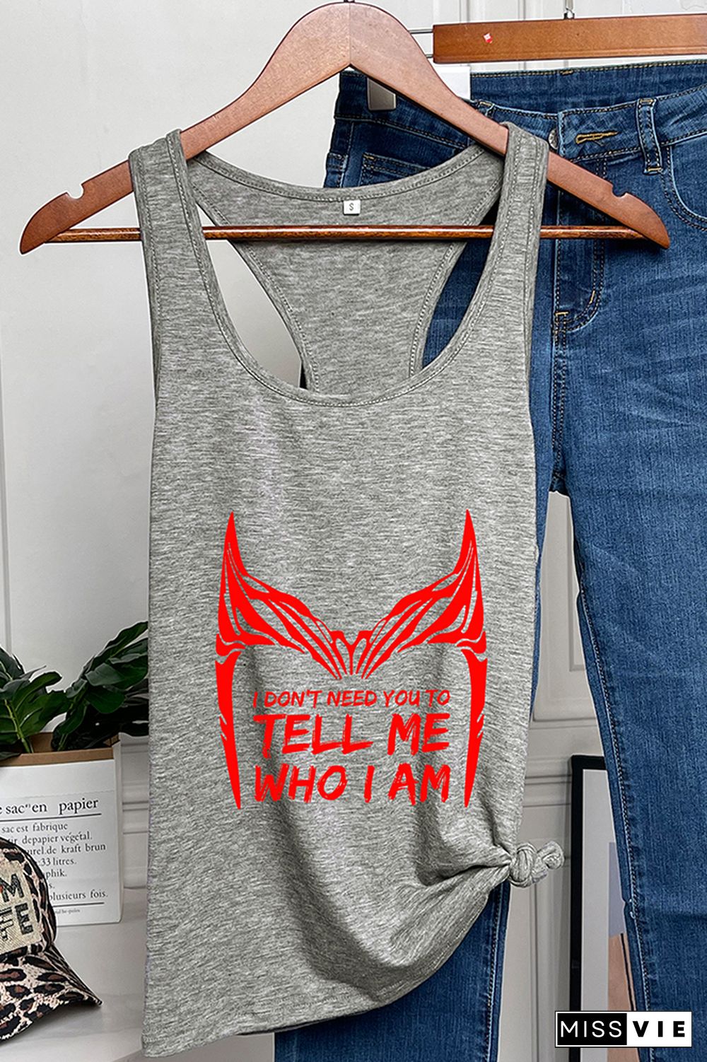 Scarlet Witch Crown Tiara, I Don’t Need You To Tell Me Who I Am Sleeveless Tank Top Wholesale