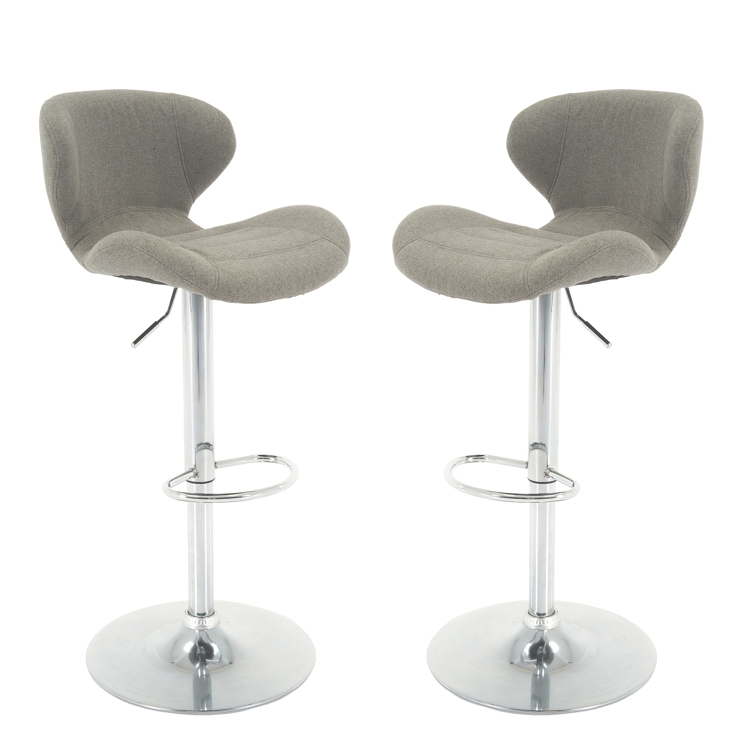 Brage Living Adonis Height Adjustable Counter and Barstool Set (Set of 2)