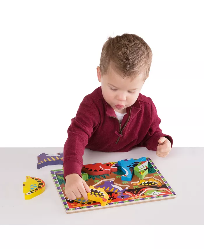 Melissa and Doug Dinosaurs Chunky Puzzle - Dinosaur Toy