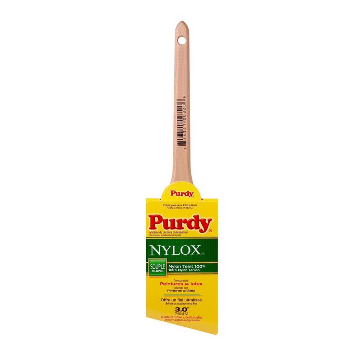 Purdy Nylox Dale 3 in. Soft Angle Trim Paint Brush