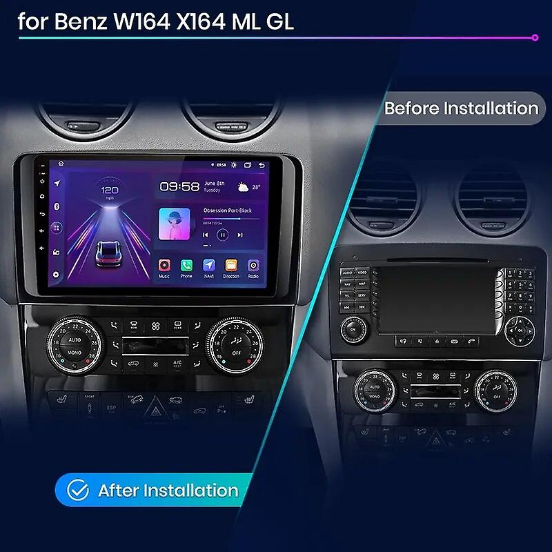 For Mercedes Benz ML GL ML350 GL320 X164 2005  2009 Car Radio Multimedia Video Player Navigation GPS