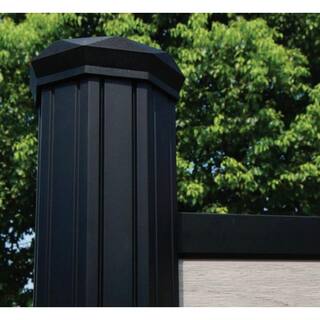 FORTRESS Evolver Black Aluminum Octagonal Line Post Kit 31820