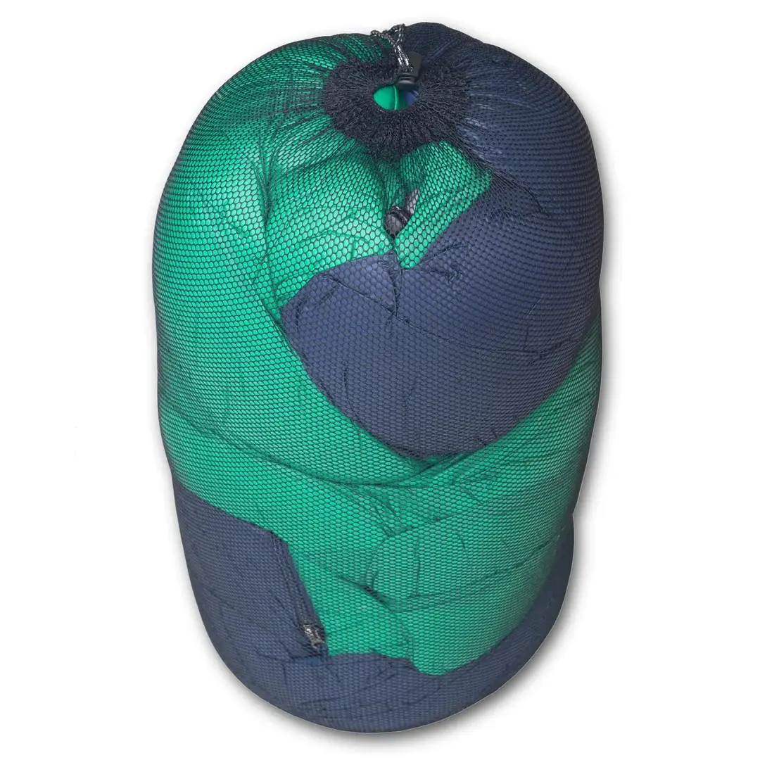 Green Waterproof Down Sleeping Bag for Cold Weather