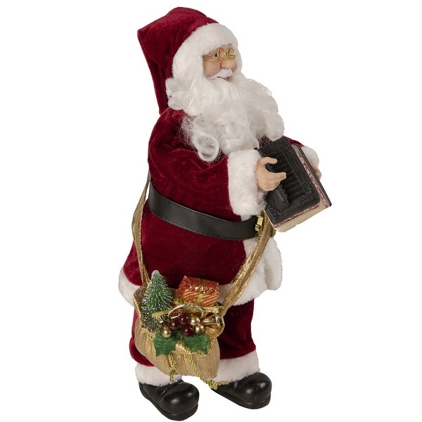 18 Animated and Musical Accordion Playing Santa Claus Christmas Figure