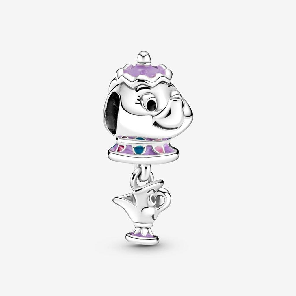 PANDORA  Disney Beauty and the Beast Mrs. Potts and Chip Dangle Charm