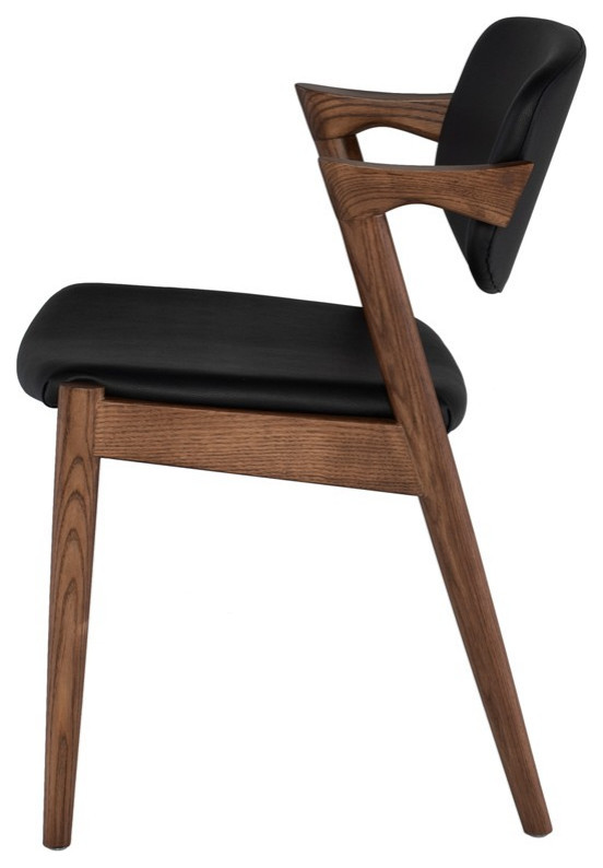 Sadler Dining Chair Set Of 2   Midcentury   Dining Chairs   by Cristiano Domani  Houzz