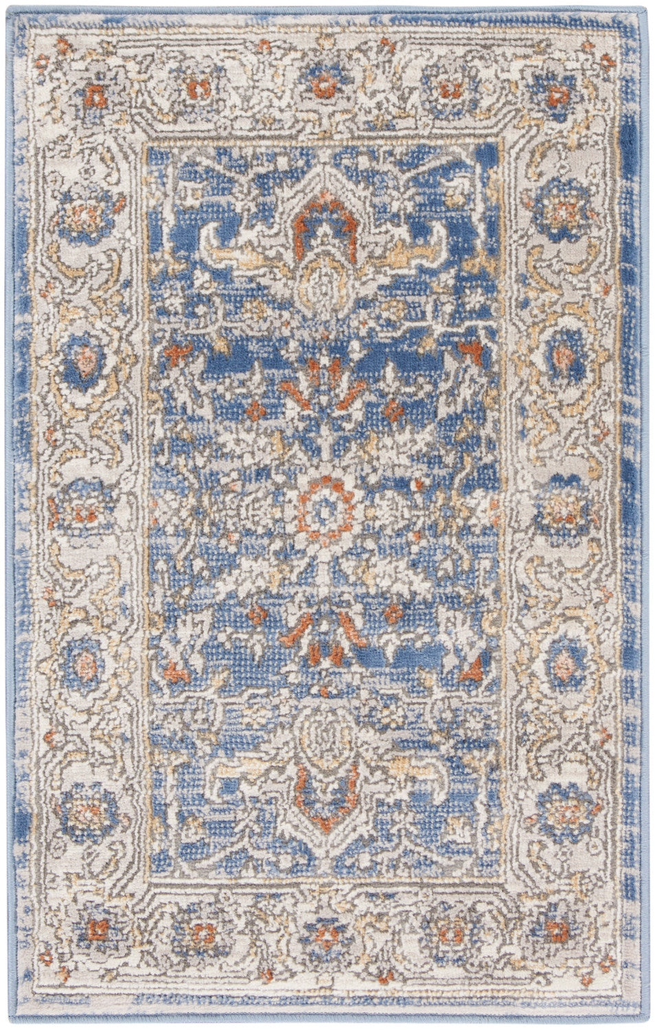 Series 4 Light Blue Grey Vintage Rug