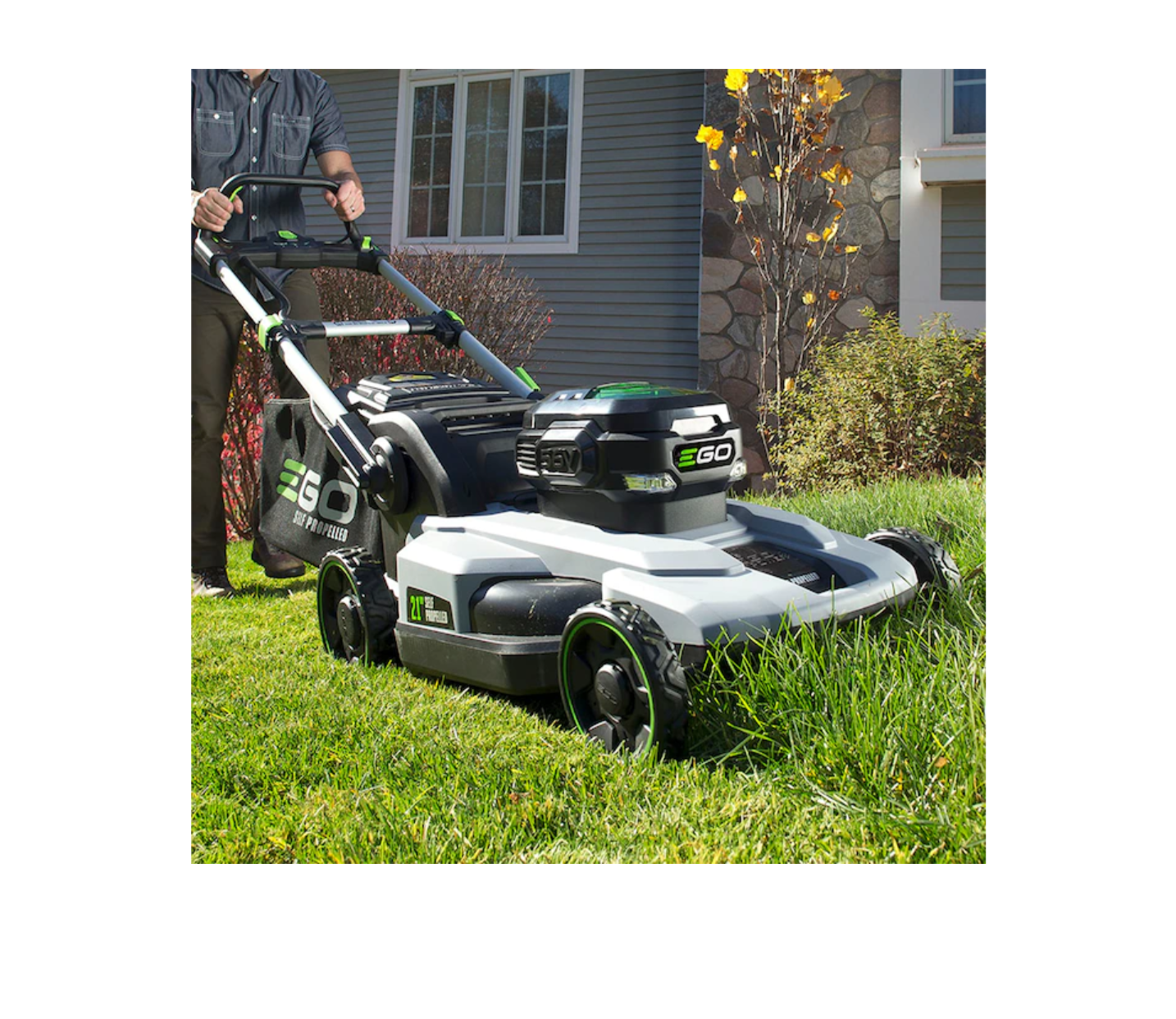 EGO LM2100SP POWER+ 56-volt Brushless 21-in Self-propelled Cordless Electric Lawn Mower 7.5 Ah (Tool Only)