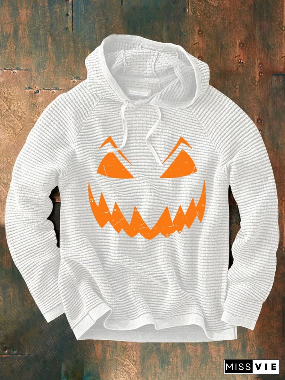 Casual Halloween Print Long Sleeve Hoodie