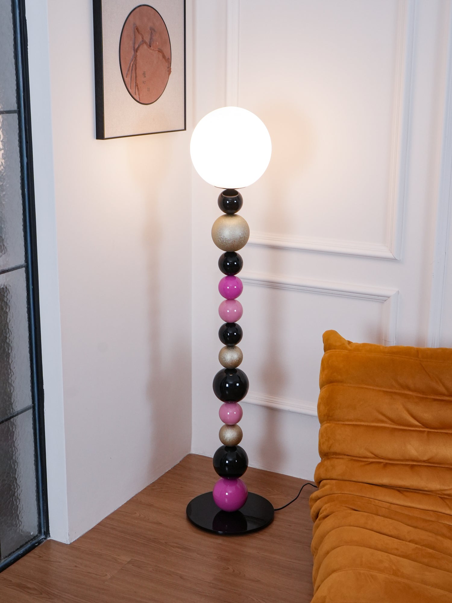 Round Balls Stacking Floor Lamp