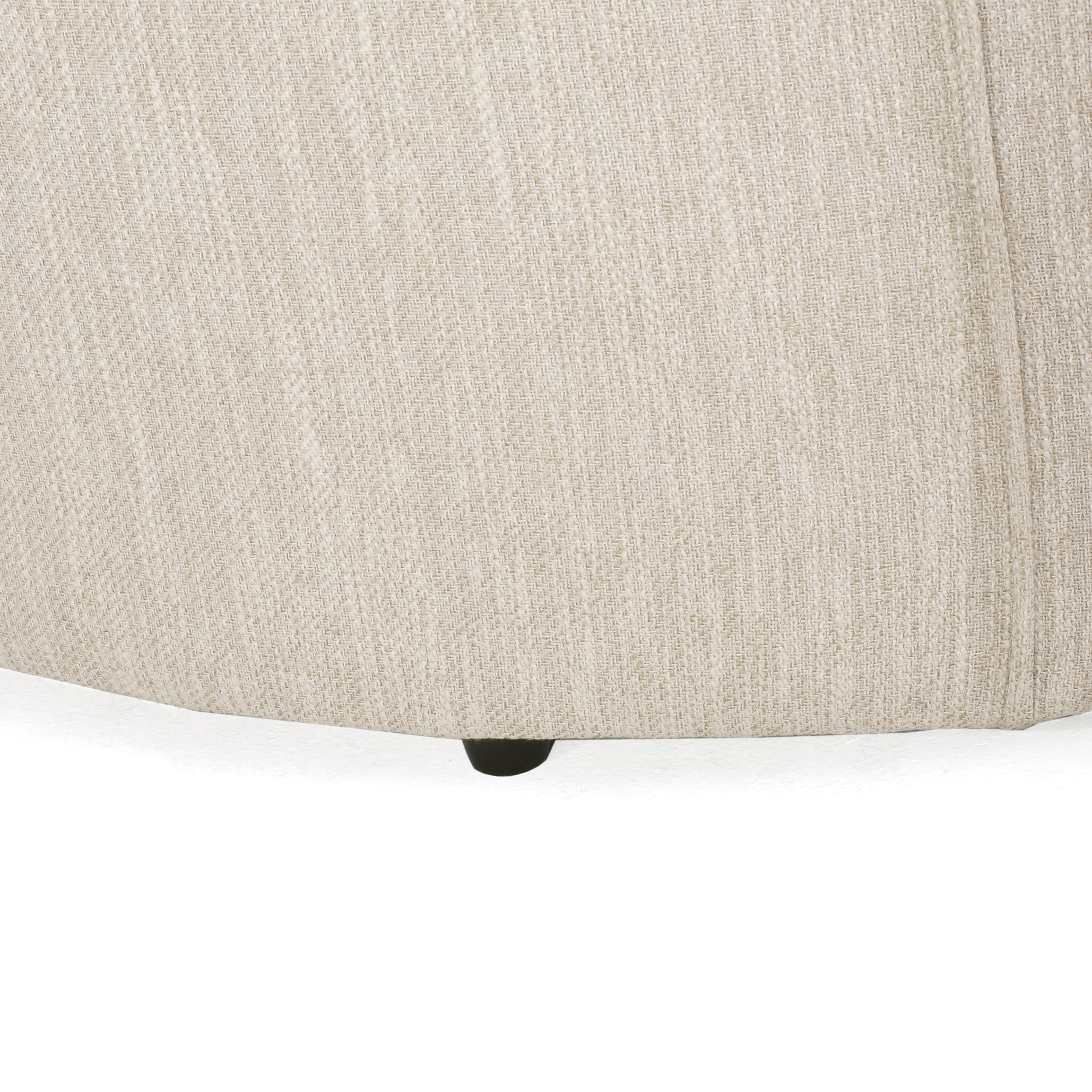 Gowen Fabric Upholstered Round Ottoman