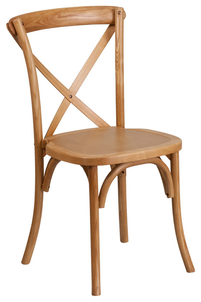 Oak Cross Back Chair   Transitional   Dining Chairs   by GwG Outlet  Houzz