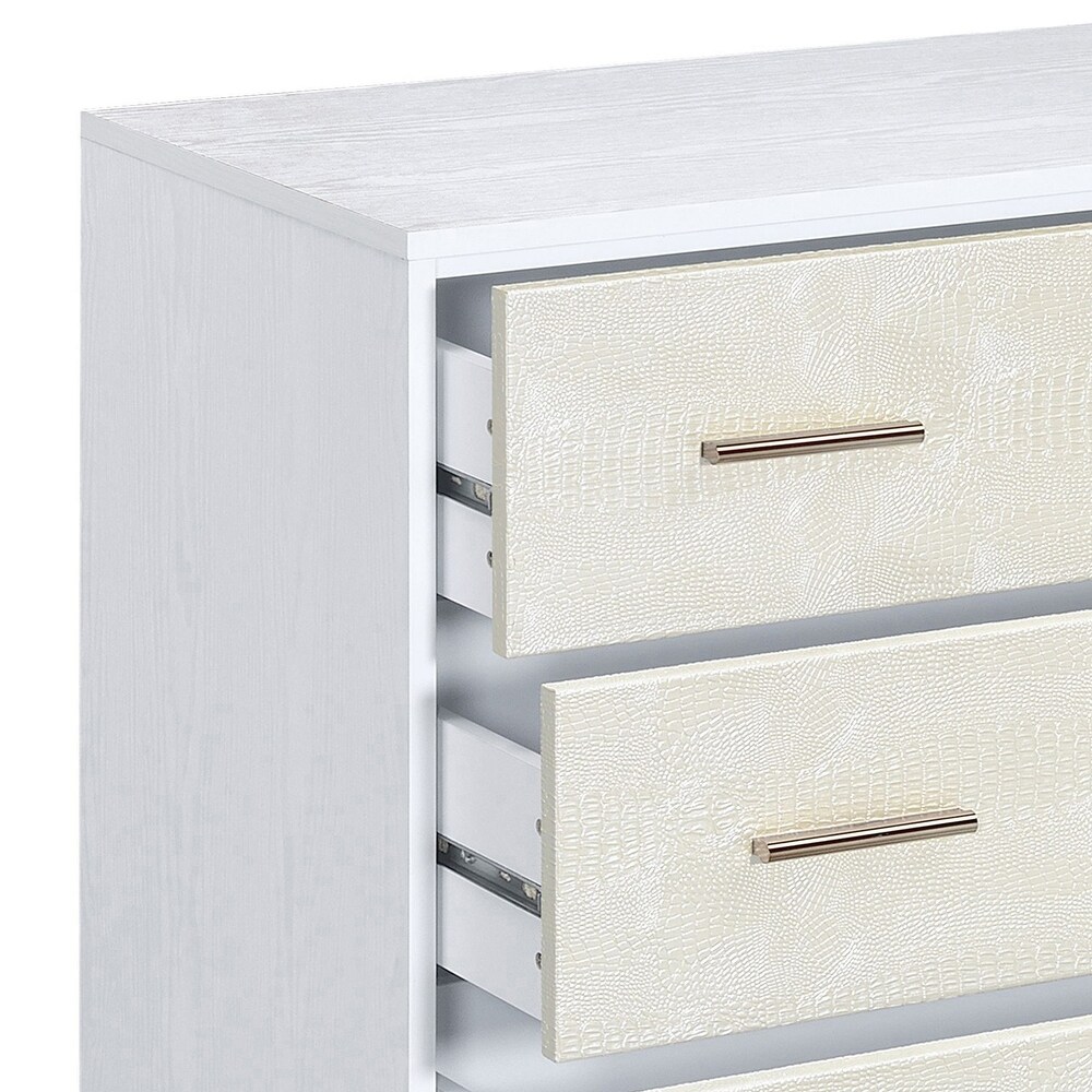 Casey 4 drawer Chest with Gold Legs