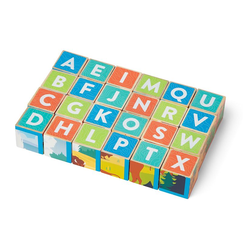 Melissa and Doug National Parks Alphabet and Animals 24-Piece Cube Puzzle