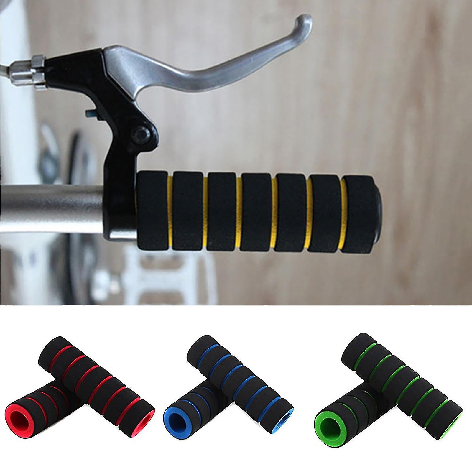 1 Pair Mtb Bicycle Bike Non-slip Soft Foam Handlebar Grip Cycling Riding Handle Covers