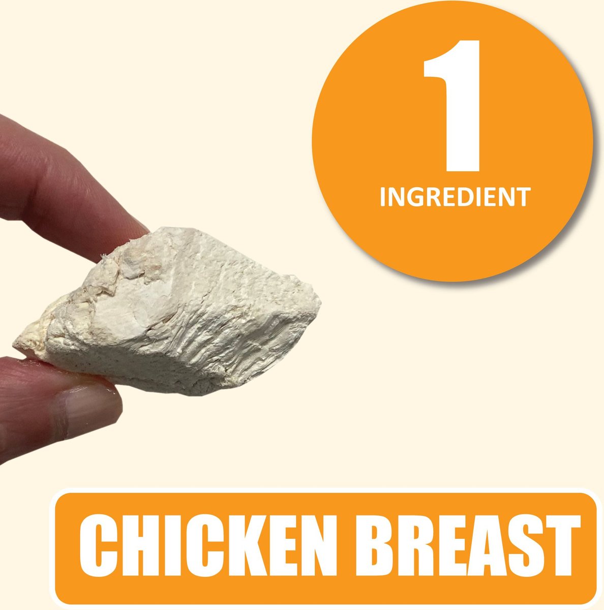 Whole Life Just One Ingredient Pure Chicken Breast Freeze-Dried Dog Treats