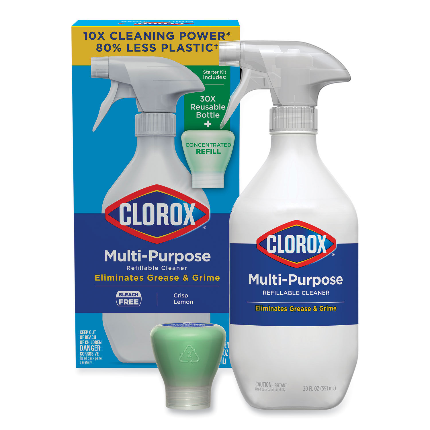 Clorox Multipurpose Degreaser Cleaner Refillable Starter Kit by Cloroxandreg; CLO60160