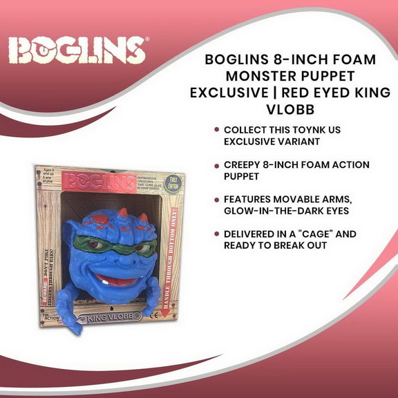 TriAction Toys TAT 10008 C Boglins 8 Inch Foam Mon...