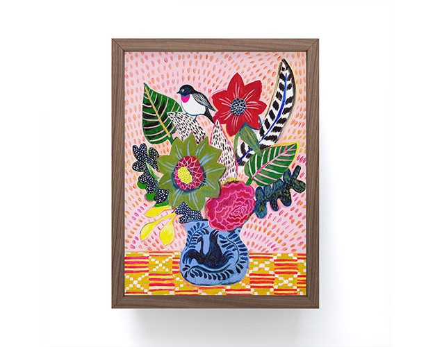 Misha Blaise Design Celebrate The Day Framed Mini Art Print Society6