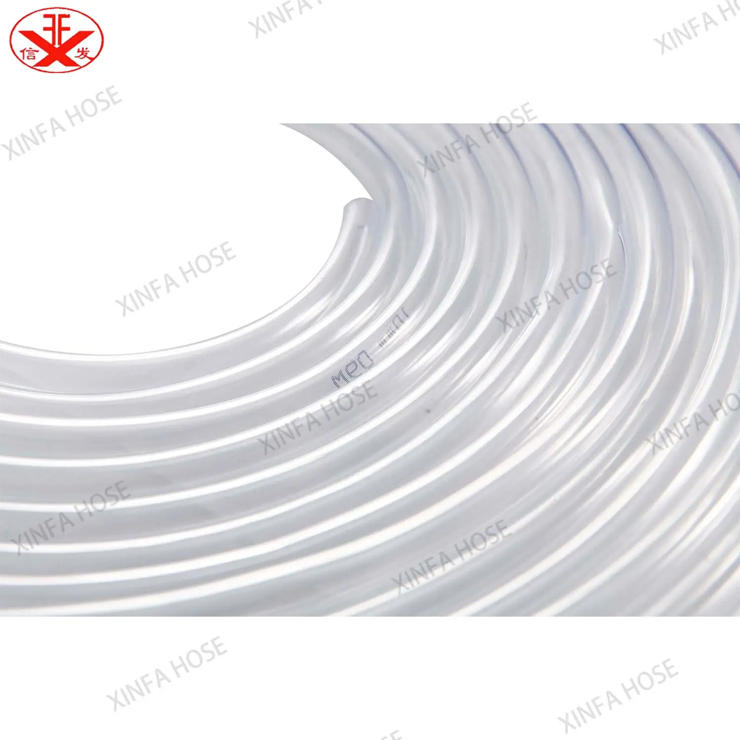 PVC transparent hose pipe PVC clear hose fluid hose 1inch