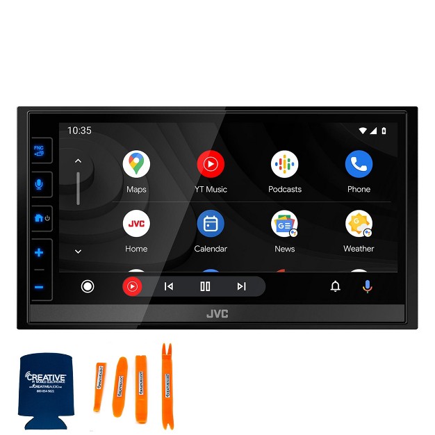 Digital Media Receiver Capacitive Touch Control Monitor Apple Carplay Android Auto With Sxv300v1 Satellite Radio Tuner