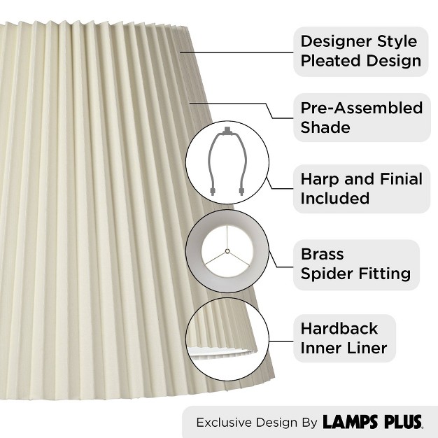 Top X 17 quot Bottom X 14 75 quot High Spider With Harp And Finial Fitting