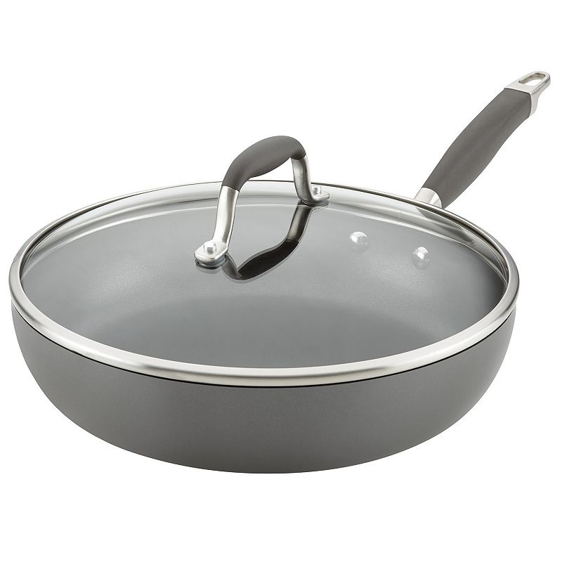 Anolon Advanced Home Hard-Anodized Nonstick 12-in. Deep Skillet