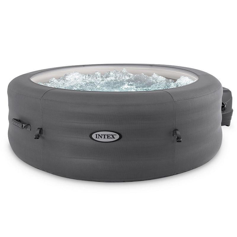 Intex SimpleSpa 4 Person Portable Inflatable Hot Tub Jet Spa with Pump and Cover