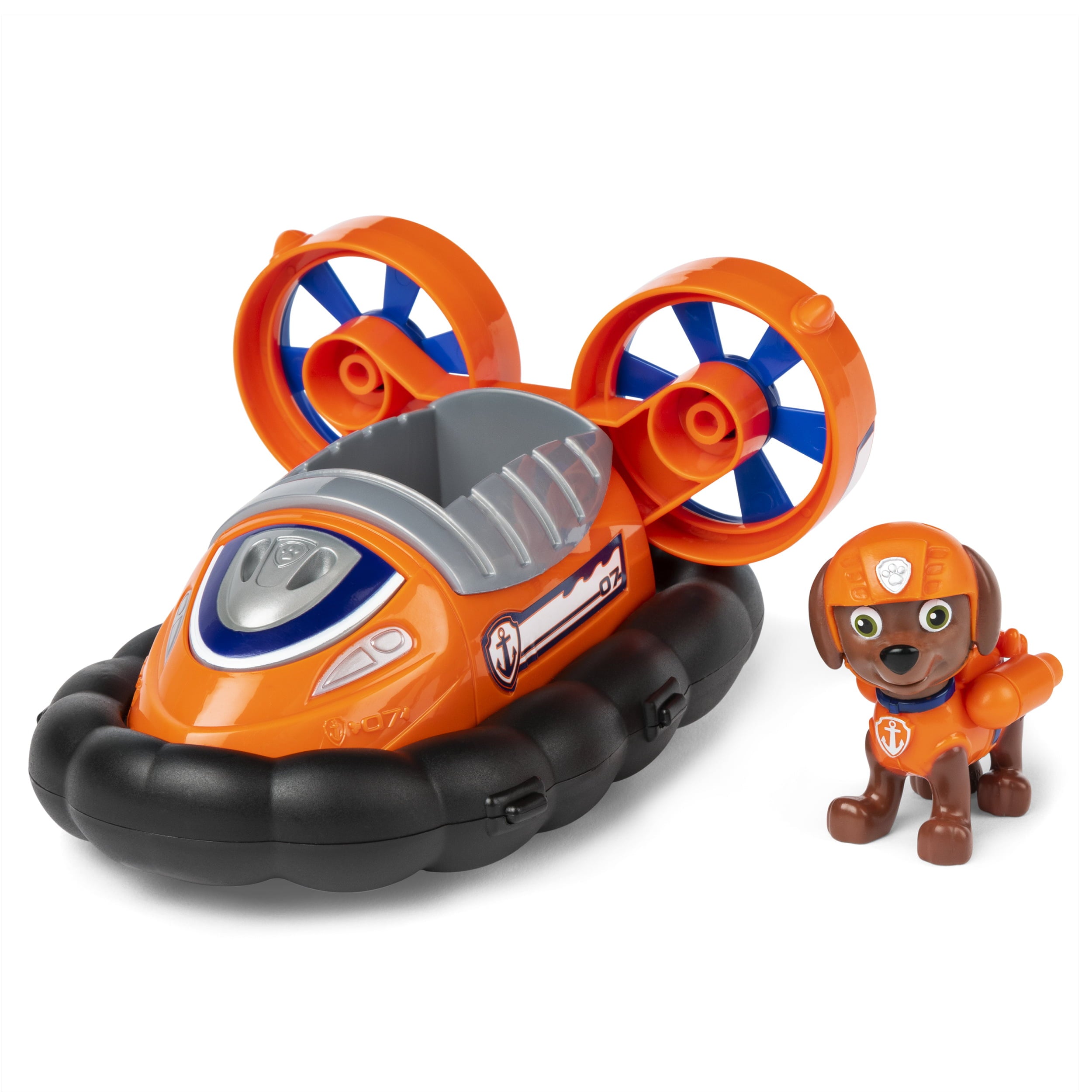Paw Patrol， Zuma’s Hovercraft Vehicle with Collectible Figure， for Kids Aged 3 and Up