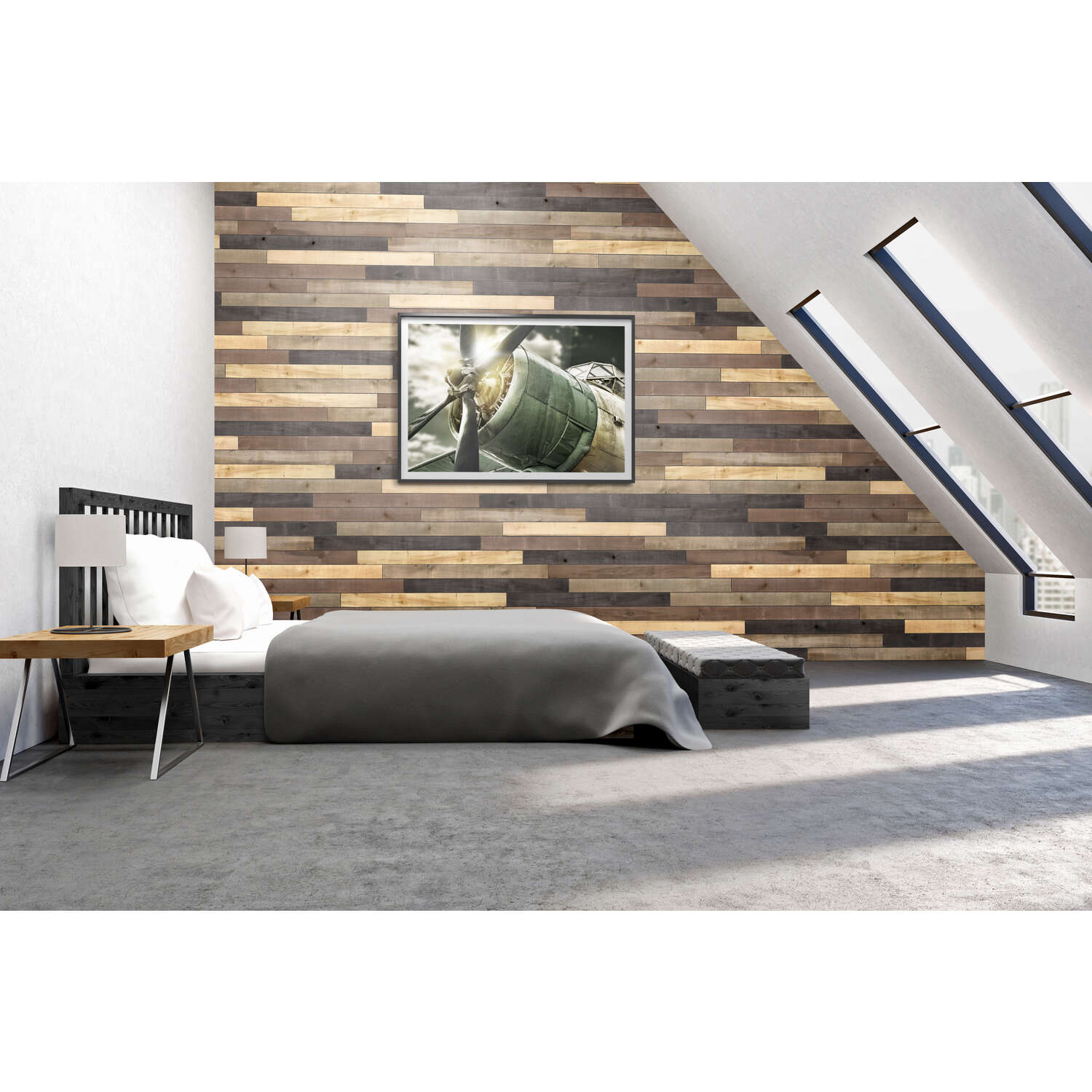 UFP-Edge Weathered 1 in. H X 4 in. W X 48 in. L Wood Wall Boards