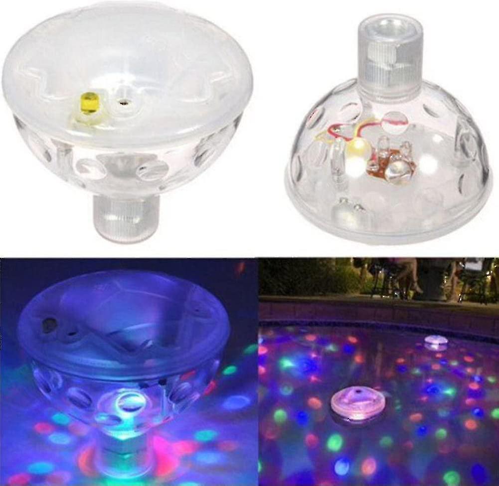 Floating Lights Led Pool Light For Swimming Pool， Submersible Light Show， Underwater Led Lamp， Fountain Lamp， With 5 Color Modes， Waterproof Colorful