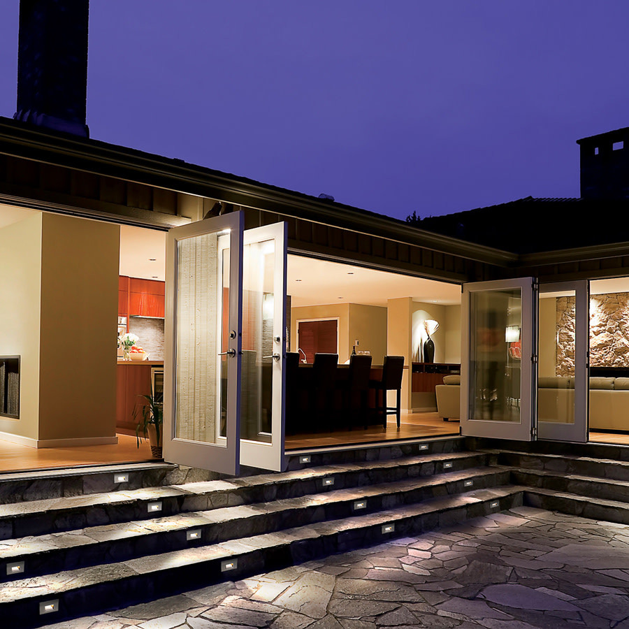 WAC Lighting 4011 5 quotW Horizontal LED Step and Wall Light   12   Transitional   Landscape Lighting   by Buildcom  Houzz