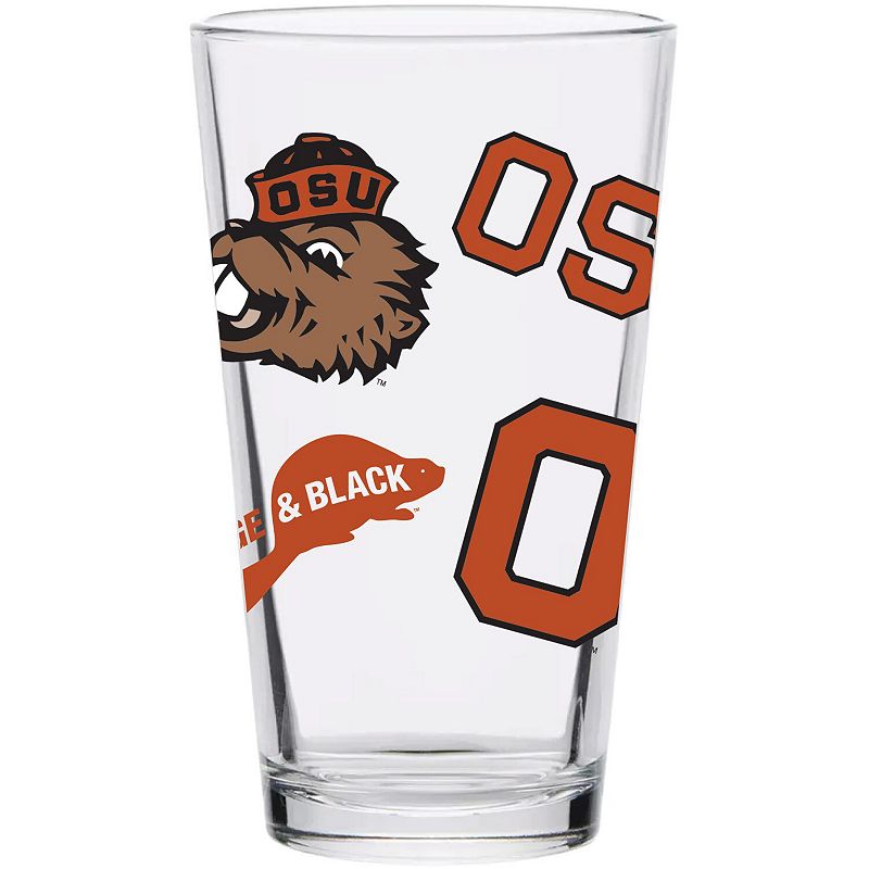 Oregon State Beavers 16oz. Medley Vintage Pint Glass