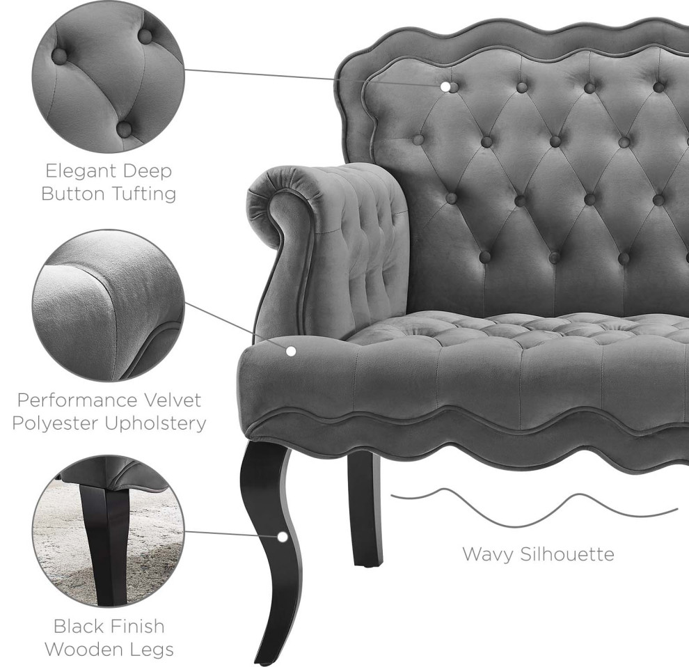 Presidio Loveseat   Traditional   Loveseats   by HedgeApple  Houzz