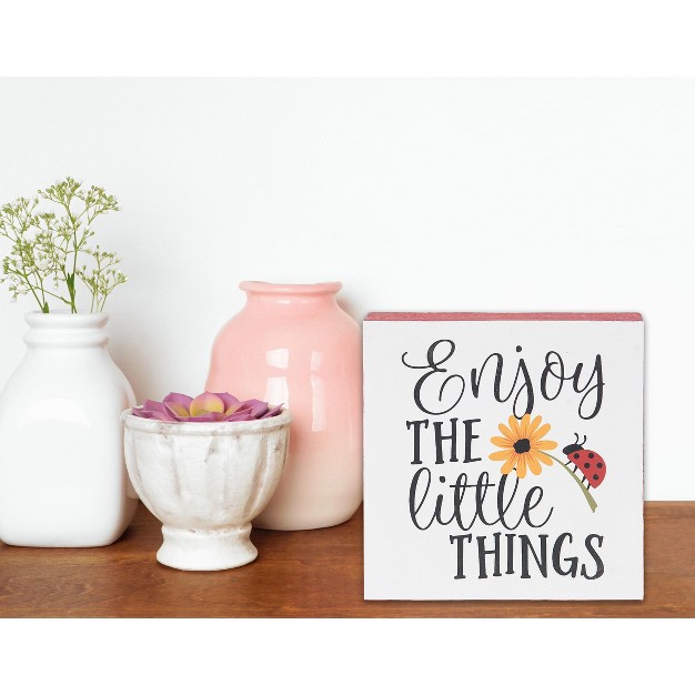 C amp f Home Little Things Ladybug Shelf Block